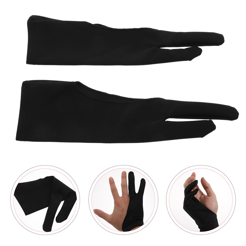 Drawing Glove Artist - ถุงมือสำหรับวาดภาพด้านซ้าย 3 ชิ้น สำหรับศิลปิน – ทนทานต่อการสึกหรอ