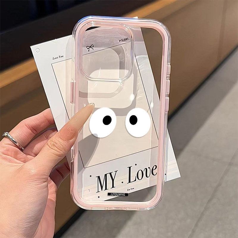 Samsung Galaxy A55 - เคสโทรศัพท์ใสลายตาแบบเรียบง่าย 2in1 สำหรับ Samsung Galaxy S26