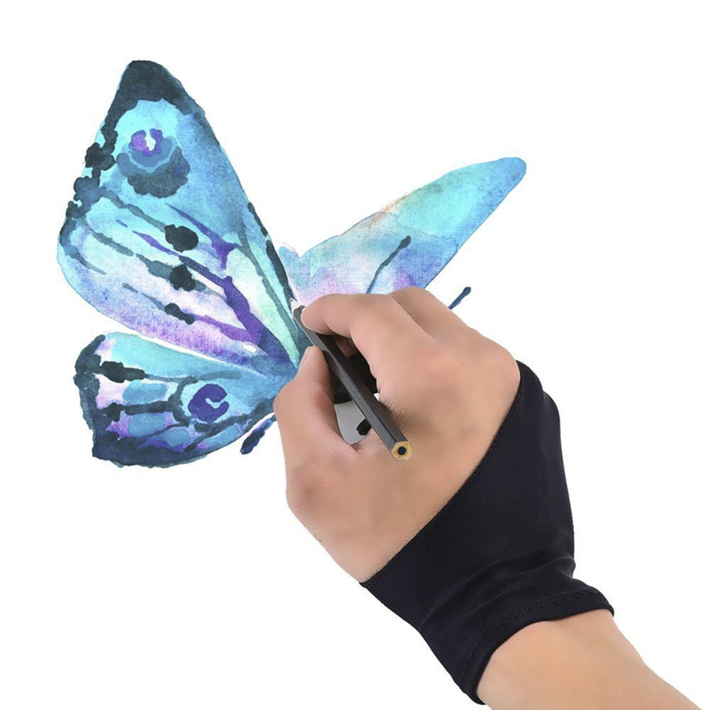 ถุงมือวาดภาพสำหรับศิลปิน 2 ชิ้ - Drawing Glove Artist บทวิจารณ์และราคา