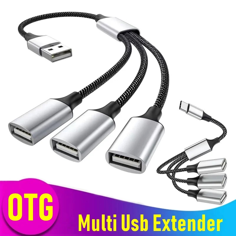 ฮับ USB Type-C ขยายพอร์ต 4 พอร - Usb Hub Type C บทวิจารณ์และราคา