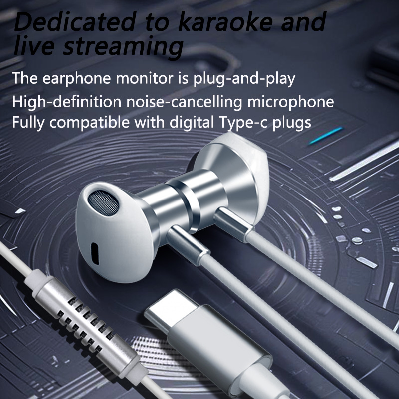 หูฟังคาราโอเกะแบบมีสายประเภท C - Wired Earphone Lightning บทวิจารณ์และราคา
