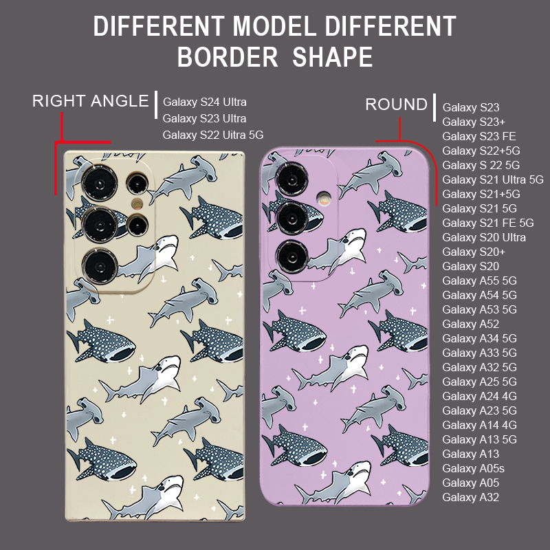 เคสโทรศัพท์ลายการ์ตูนฉลาม สำหร - Samsung Galaxy A55 บทวิจารณ์และราคา