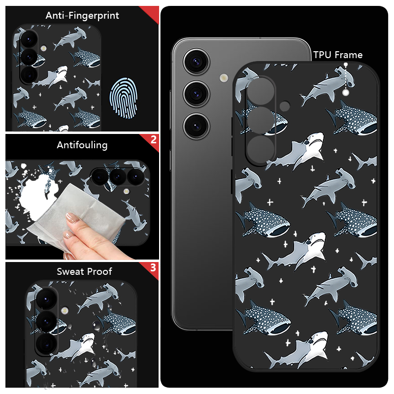 เคสโทรศัพท์ลายการ์ตูนฉลาม สำหร - Samsung Galaxy A55 บทวิจารณ์และราคา