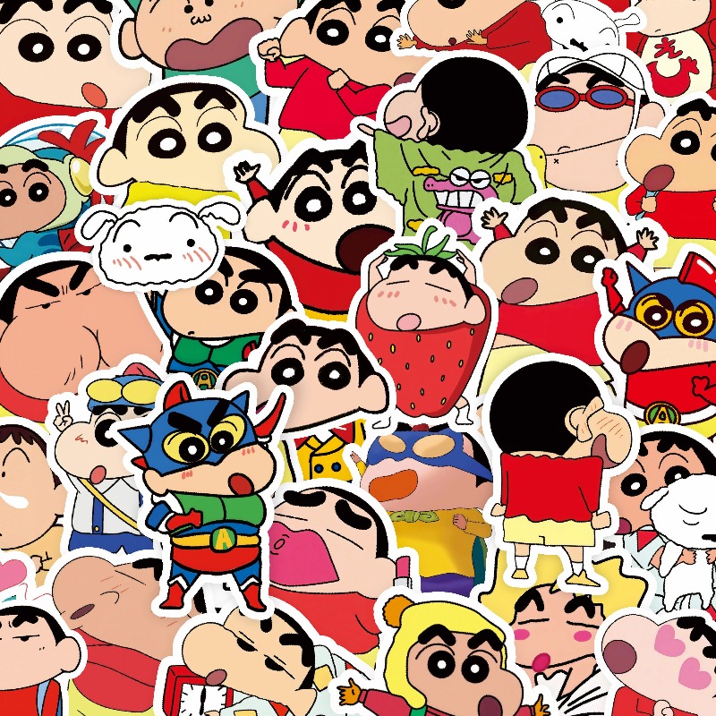 สติกเกอร์ลายชินจัง 100 ชิ้น สต - Tablet Cute Accessories บทวิจารณ์และราคา