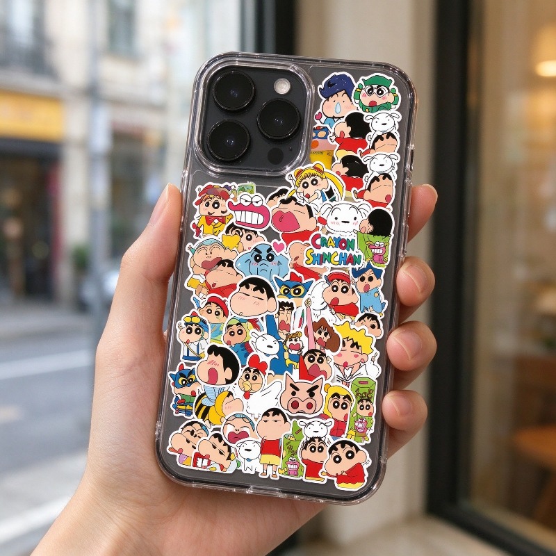 สติกเกอร์ลายชินจัง 100 ชิ้น สต - Tablet Cute Accessories บทวิจารณ์และราคา