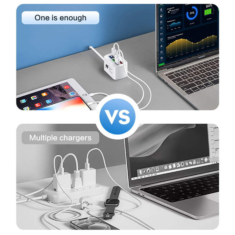 6 USB Fast Charger Power Strip - Usb Hub Type C บทวิจารณ์และราคา