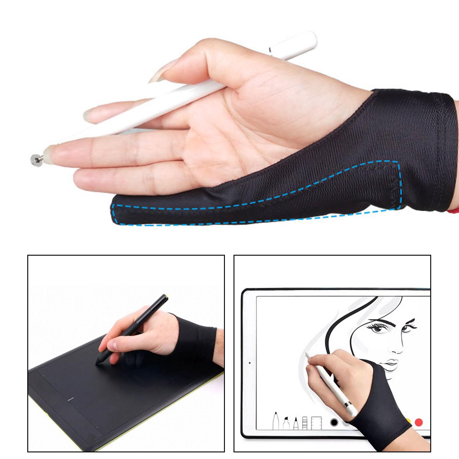ถุงมือสำหรับศิลปินแบบสองนิ้ว ส - Drawing Glove Artist บทวิจารณ์และราคา