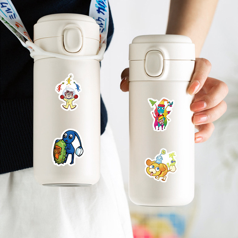 100PCS น่ารักพืช Pikmin Doodle - Tablet Cute Accessories บทวิจารณ์และราคา